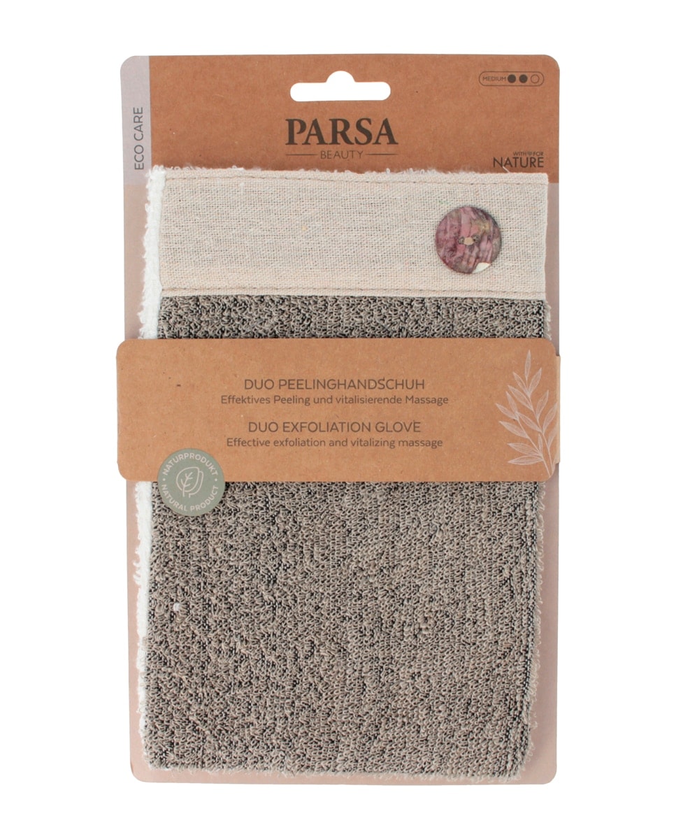 PARSA - Guante Exfoliante Y Masajeador Dúo Parsa. - Image 1