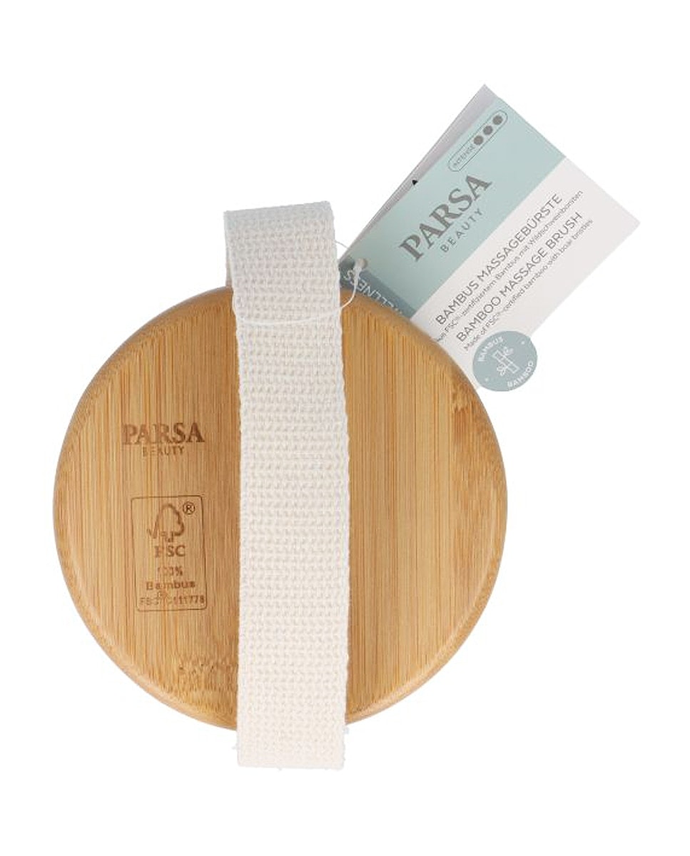 PARSA - Cepillo De Masaje Anti Celulitis De Bambú Parsa. - Image 1