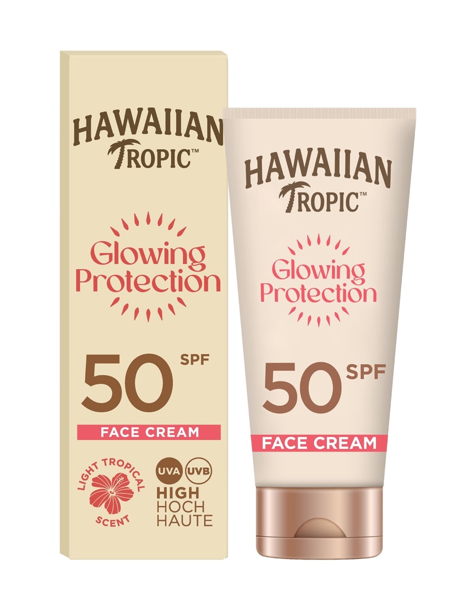 Hawaiian Tropic - Crema Facial Glowing Protection Face Spf50 50 ml Hawaiian Tropic. - Image 1
