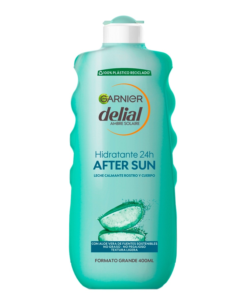 DELIAL - After Sun Leche Calmante Rostro y Cuerpo Con Aloe Vera 400 ml Delial. - Image 1
