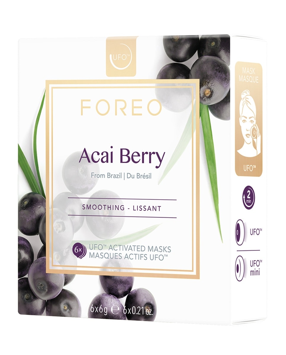 FOREO - Mascarilla facial reafirmante para UFO y UFO mini Acai Berry FOREO. - Image 1