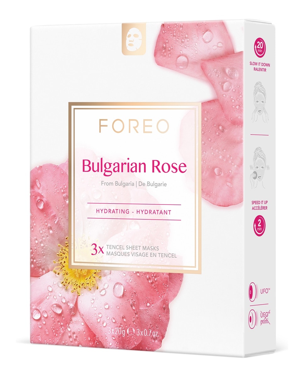 FOREO - Mascarilla facial Bulgarian Rose para piel seca y apagada FOREO. - Image 1