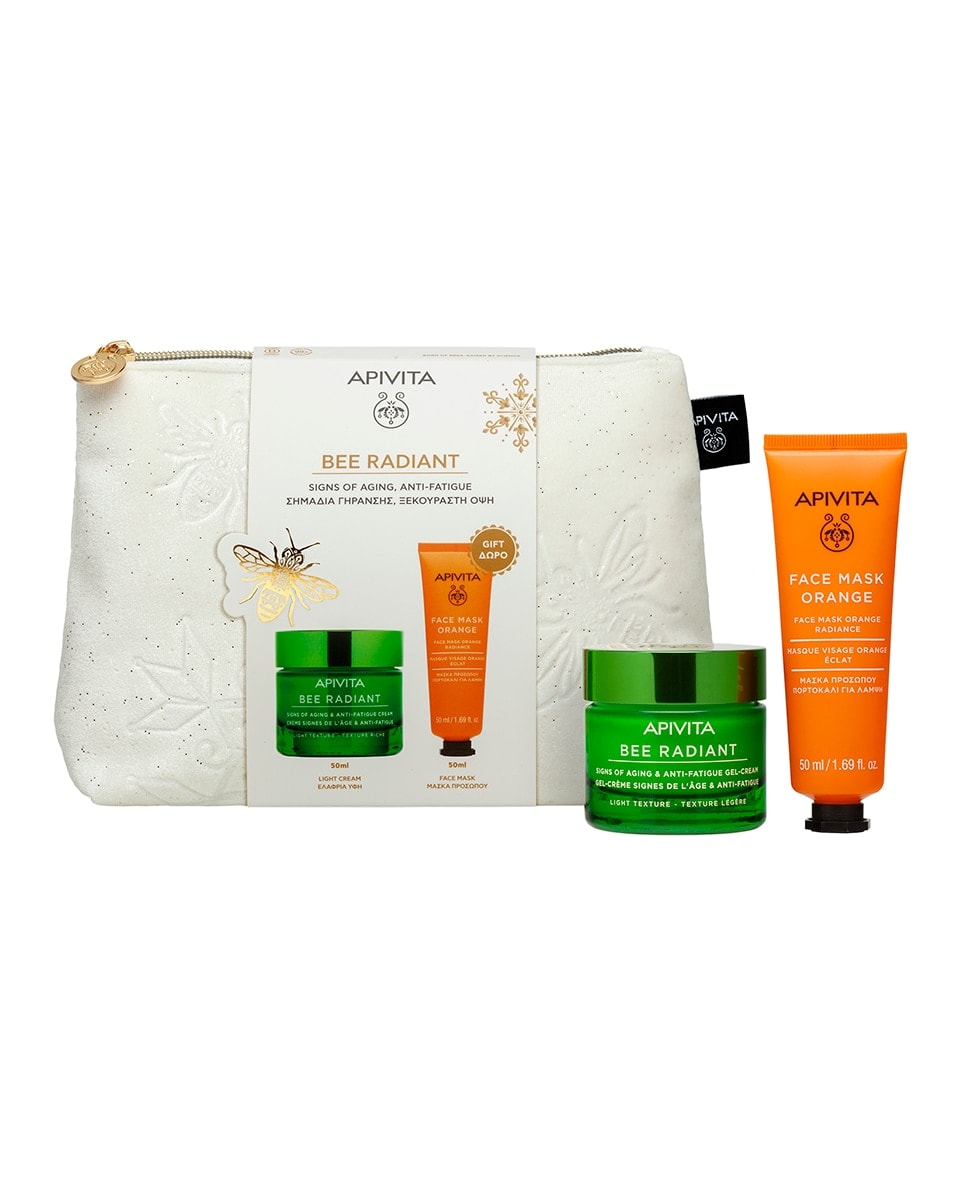 Apivita - Estuche De Regalo Bee Radiant Gelcrema Signos De La Edad & Antifatiga Apivita. - Image 1