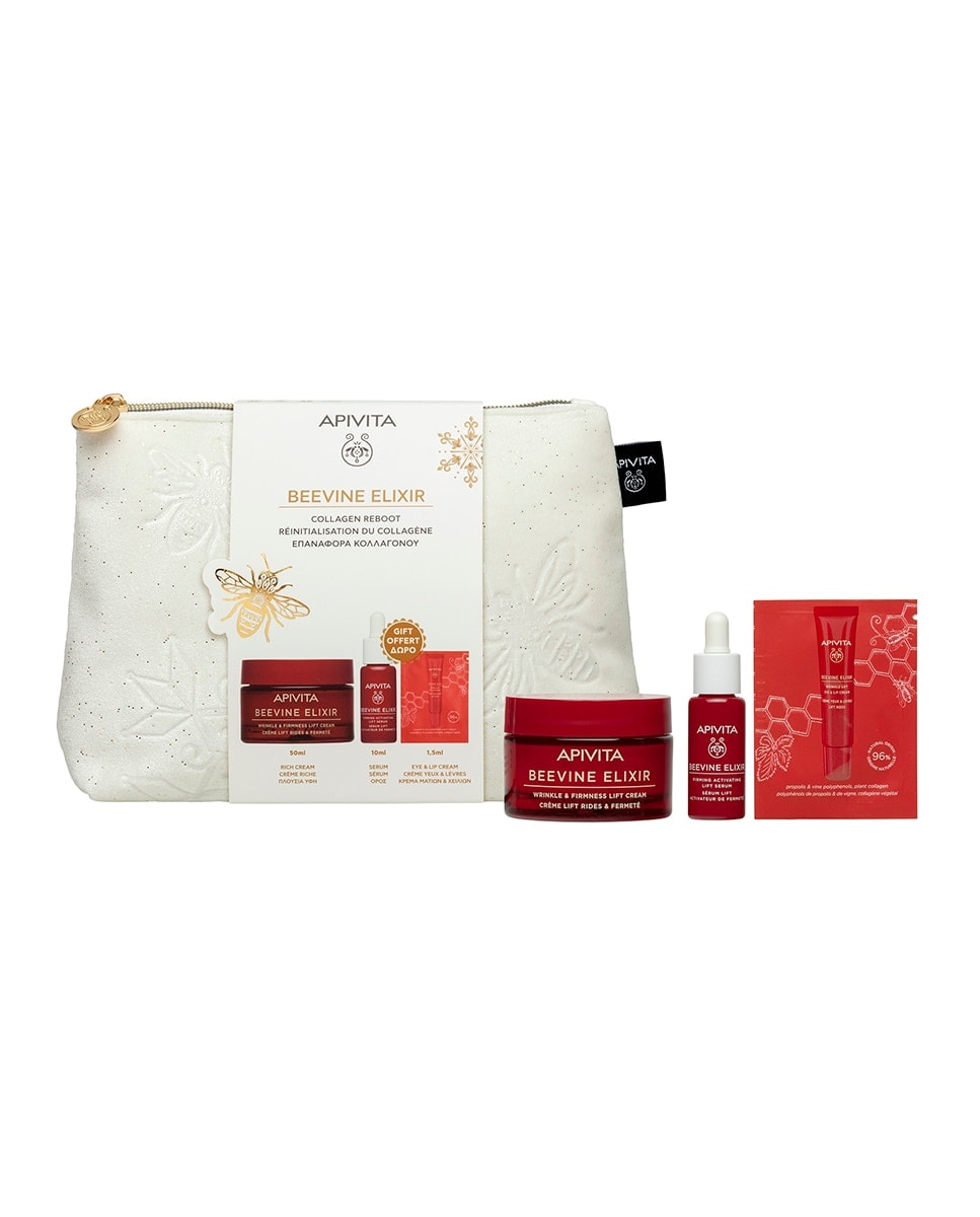 Apivita - Estuche De Regalo Beevine Elixir Crema Lift Y Firmeza Textura Rica Apivita. - Image 1