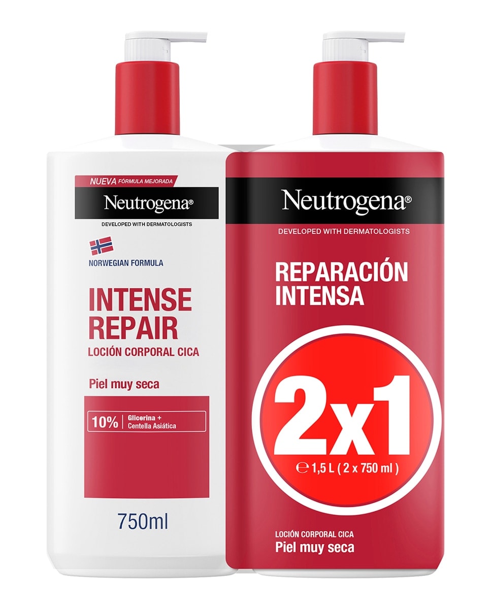 Neutrogena - Loción CICA Reparación Intensa Fórmula Noruega Neutrogena. - Image 1