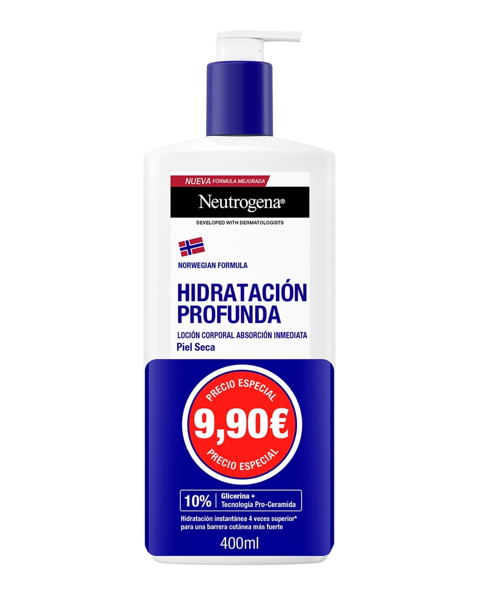 Neutrogena - Loción de Absorción Inmediata Hidratación Profunda Fórmula Noruega Neutrogena. - Image 1