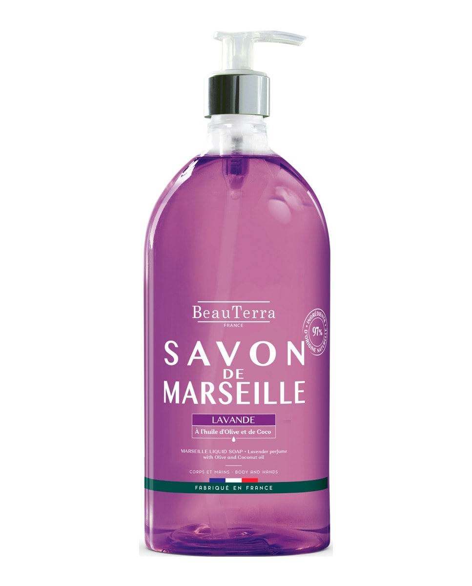 Beauterra - Jabón Marsella Lavanda 1 l Beauterra. - Image 1