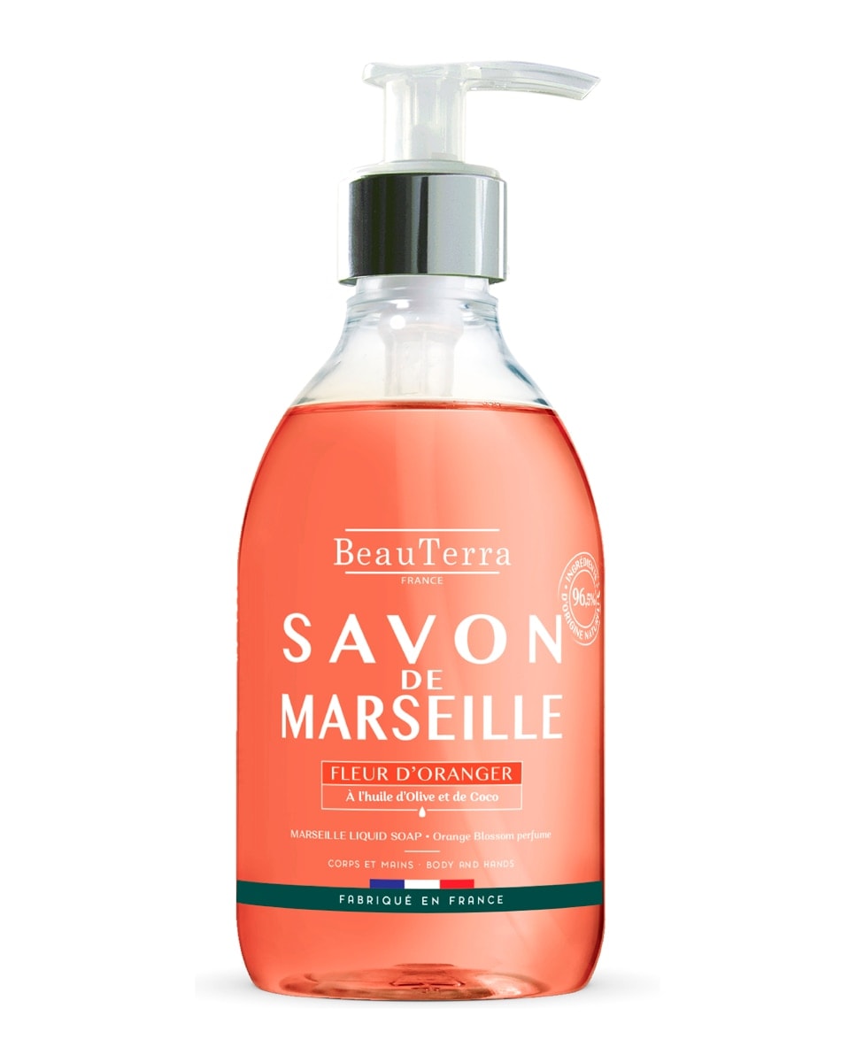 Beauterra - Jabón Marsella Flor de Naranjo 300 ml Beauterra. - Image 1