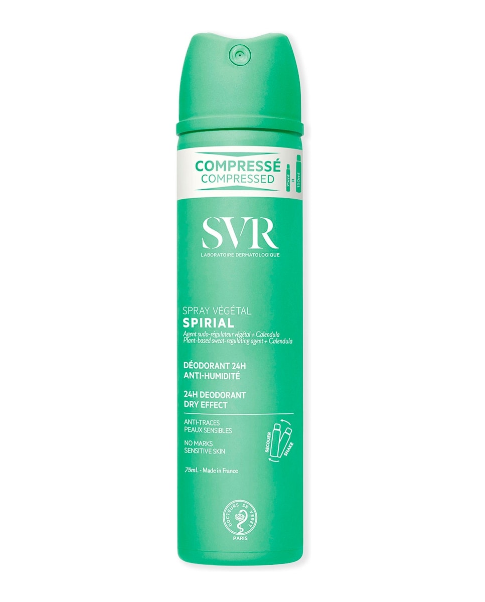 Svr - Desodorante antihumedad de 48 horas Spirial Spray Vegetal 75 ml SVR. - Image 1