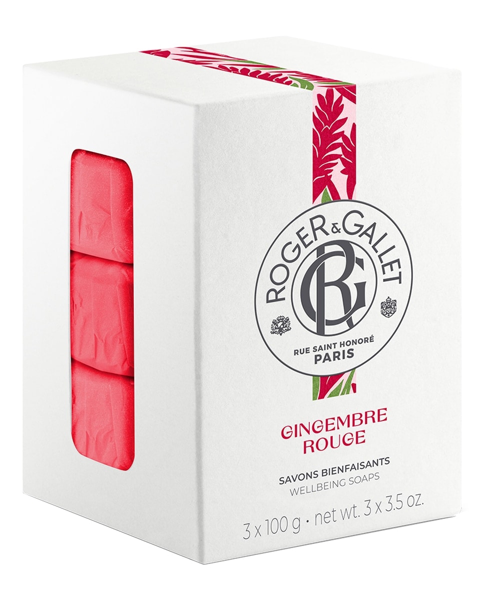 Roger&Gallet - Jabón Gingembre Rge Savon 3X100 g Roger&Gallet. - Image 1