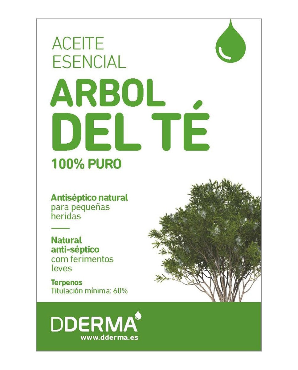 Dderma - Antiséptico natural Aceite Esencial Árbol de Té 100% Puro Dderma. - Image 1