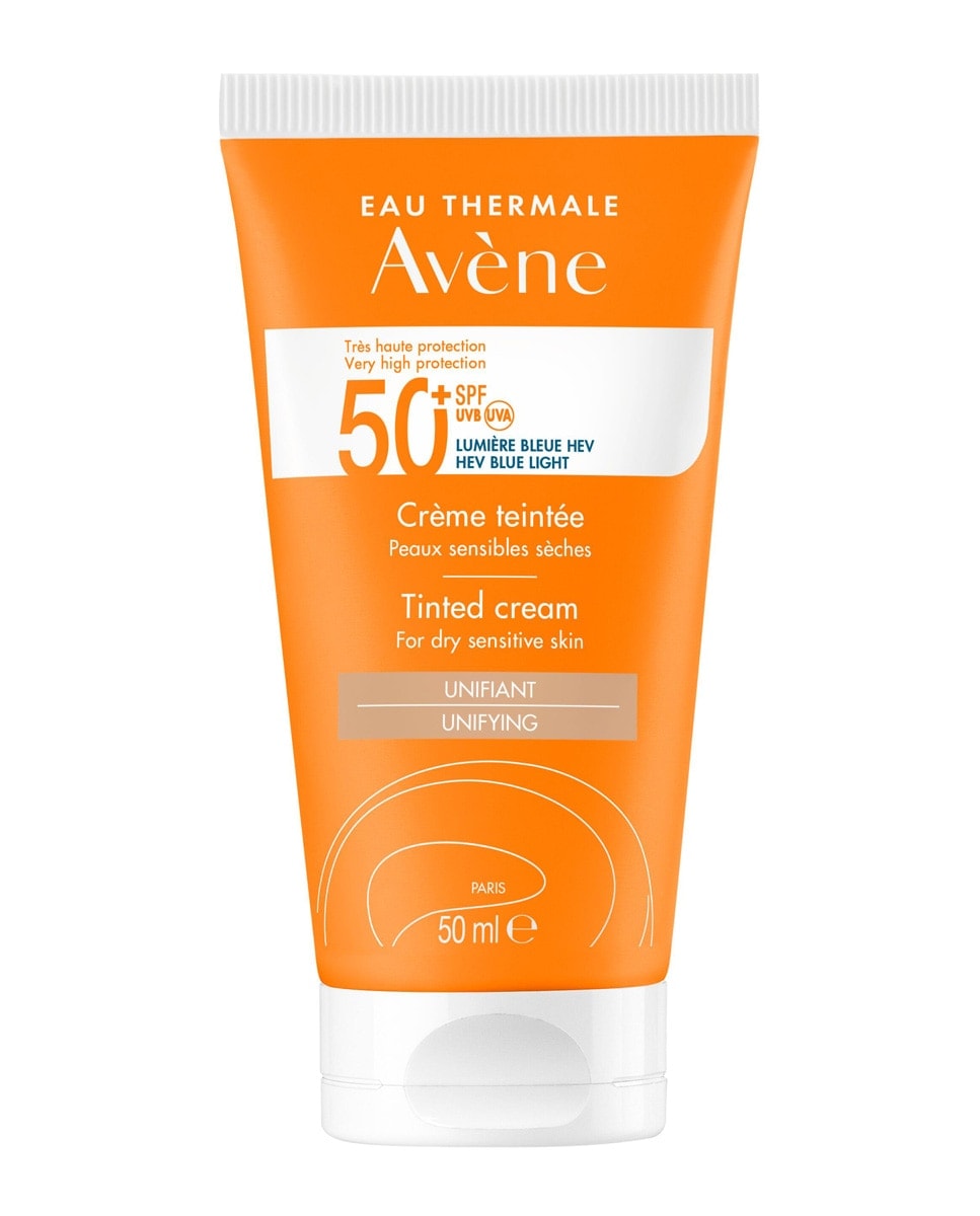 Avène - Crema Solar con color SPF50+ 50 ml Eau Thermale Avène. - Image 1
