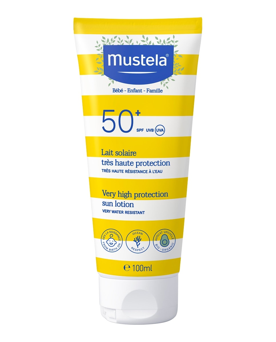 Mustela - Leche solar muy alta protección SPF 50+ 100 ml Mustela. - Image 1