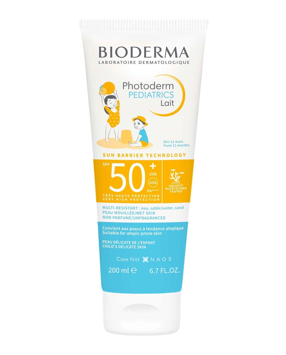Bioderma - Leche solar para niños Photoderm Pediatrics Lait SPF50+ 200 ml Bioderma. - Image 1