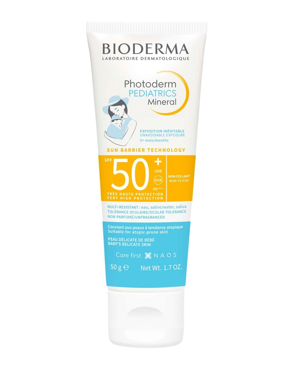 Bioderma - Crema Solar para niños a partir de los 0 meses Photoderm Pediatrics Mineral SPF 50+ Bioderma. - Image 1