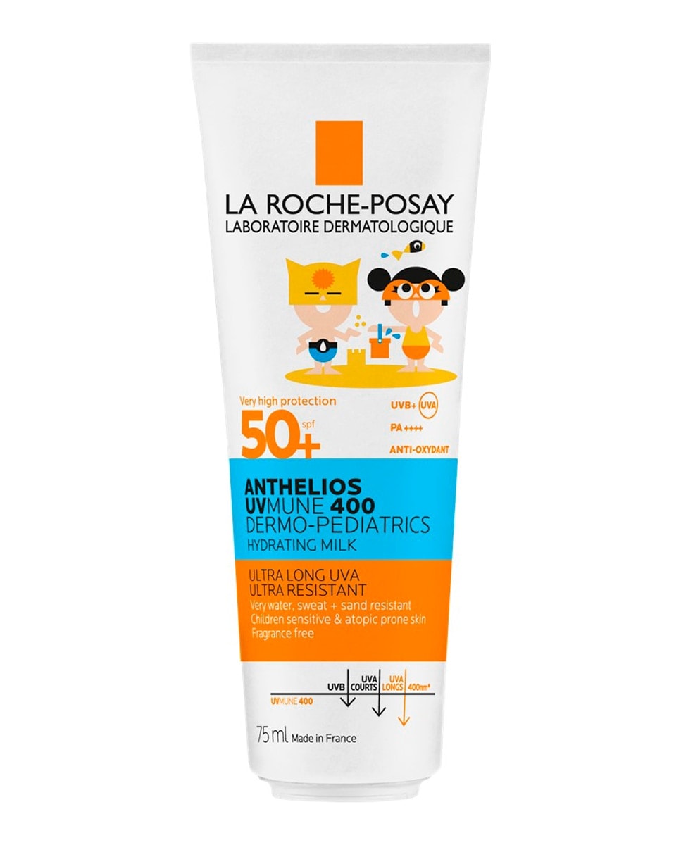 La Roche Posay - Protector solar corporal y facial Anthelios UV-Mune 400 Dermopediatrics Leche Cartón Tube SPF50+ La Roche Posay. - Image 1