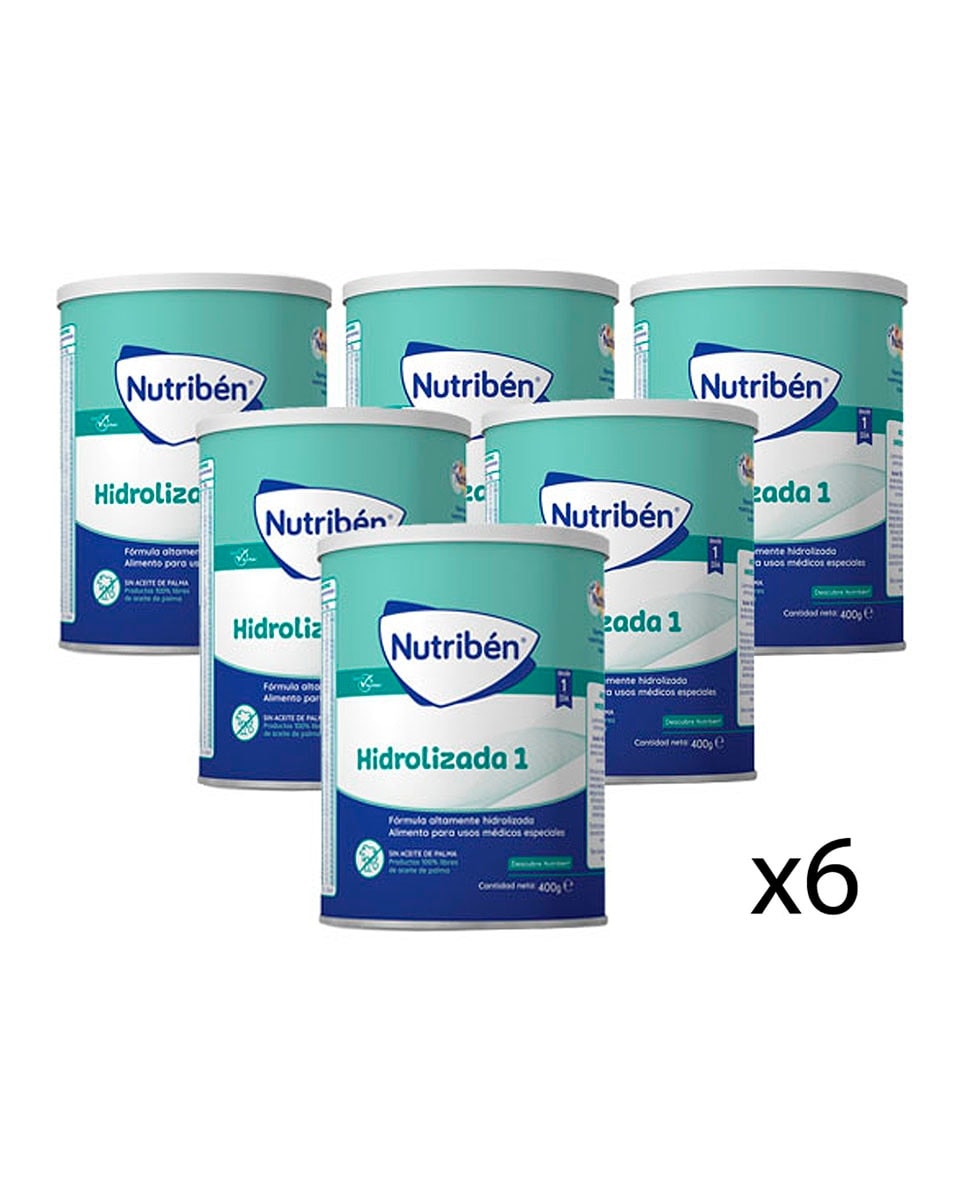 Nutribén® - Pack 6 unidades Leche infantil Nutribén Hidrolizada 1 Nutribén®. - Image 1