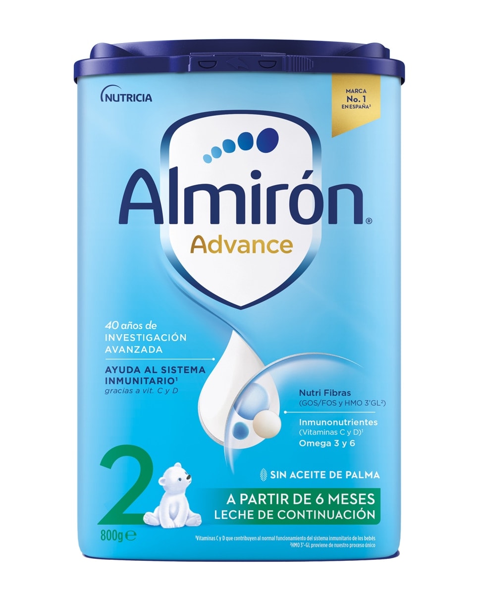 Almirón Advance - Leche infantil de continuación desde 6 meses en polvo 800 g Almirón Advance 2. - Image 1
