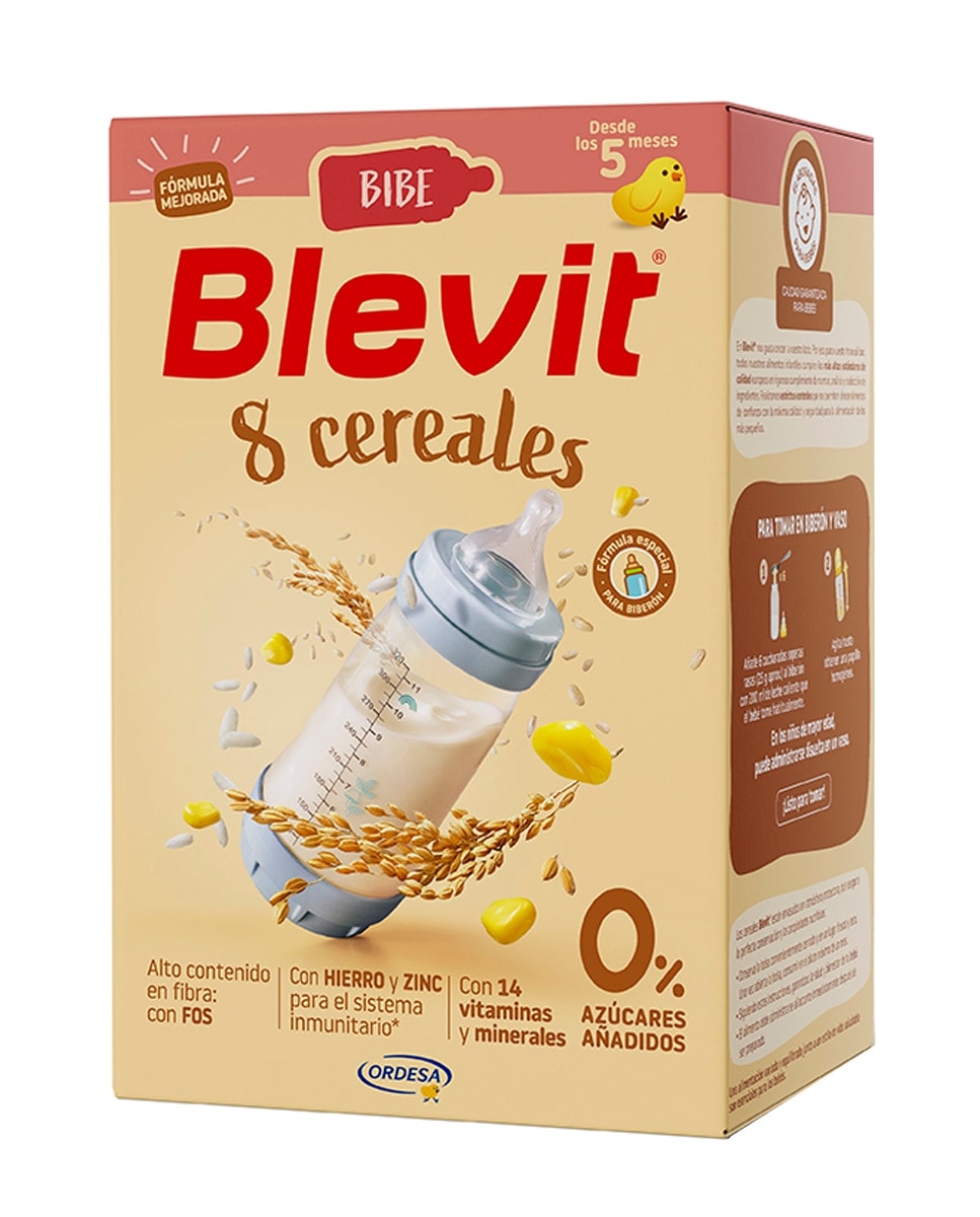 Blevit - Papilla Blevit Bibe 8 Cereales 500 g Blevit. - Image 1