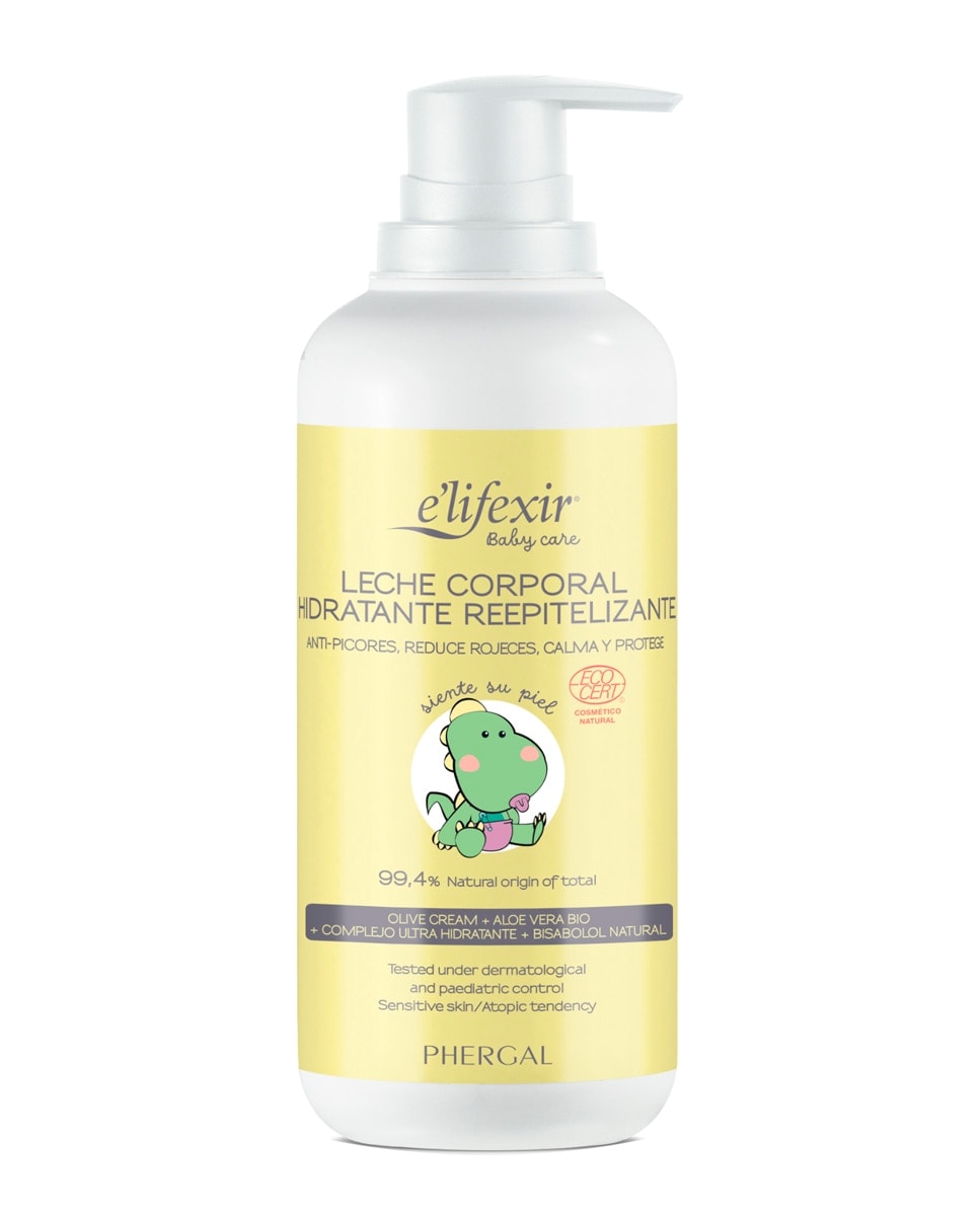 E'lifexir - Leche Corporal Reepitelizante Hidratante Piel Sensible Bebé Elifexir Baby Care 400 ml Elifexir. - Image 1