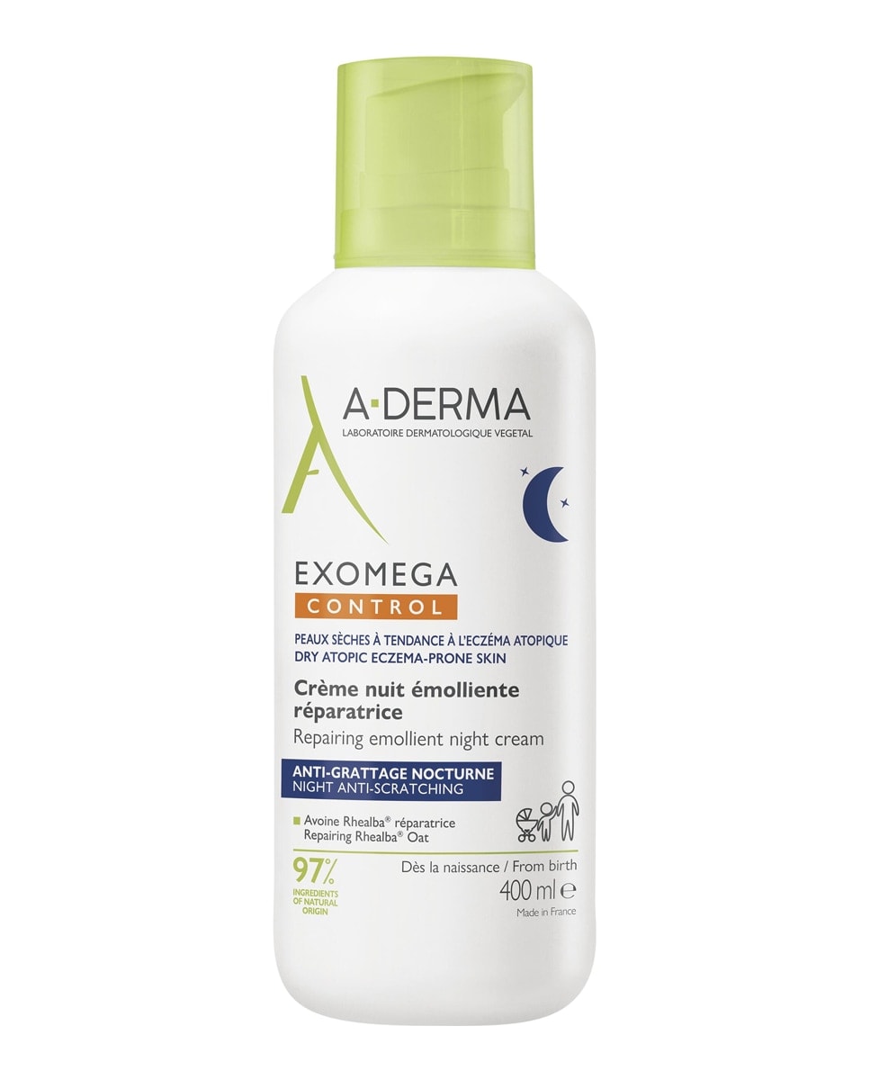 Ducray - Crema de Noche Reparadora Emoliente A-Derma Exomega 400 ml Ducray. - Image 1
