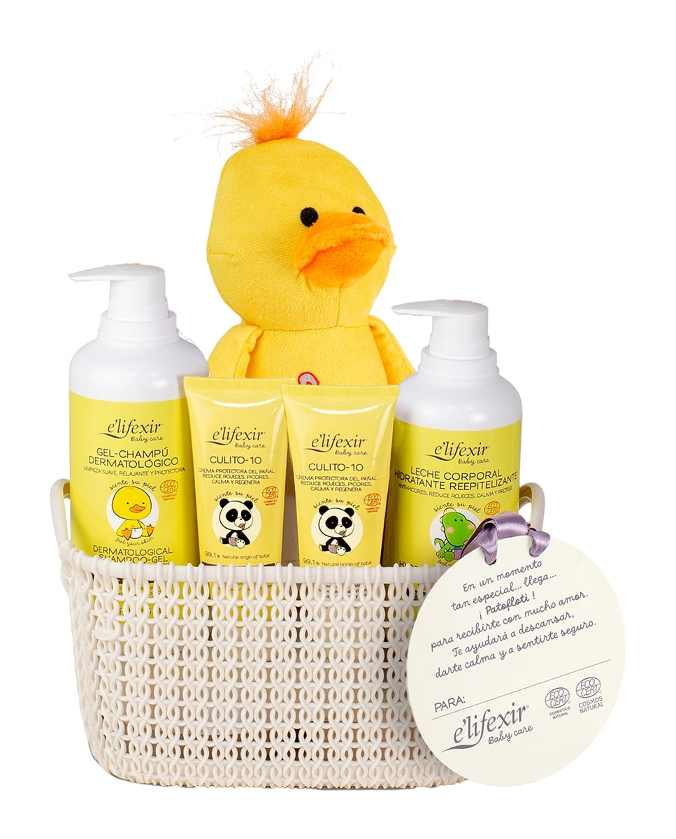 E'lifexir - Pack Cesta Regalo Mi Abracito Elifexir Baby Care E'lifexir. - Image 1