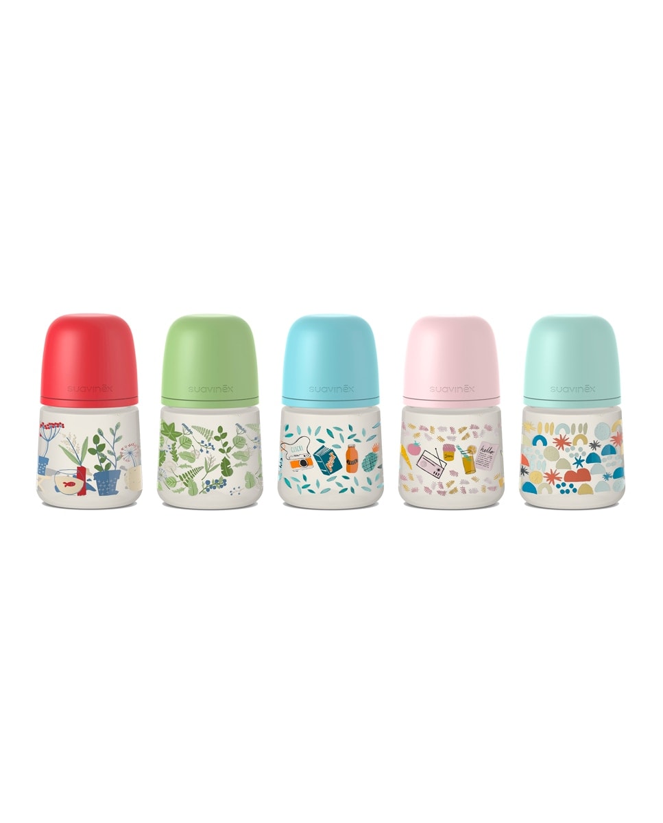 Suavinex - Biberón con tetina anatómica Flujo Medio 150 ml Suavinex. - Image 1