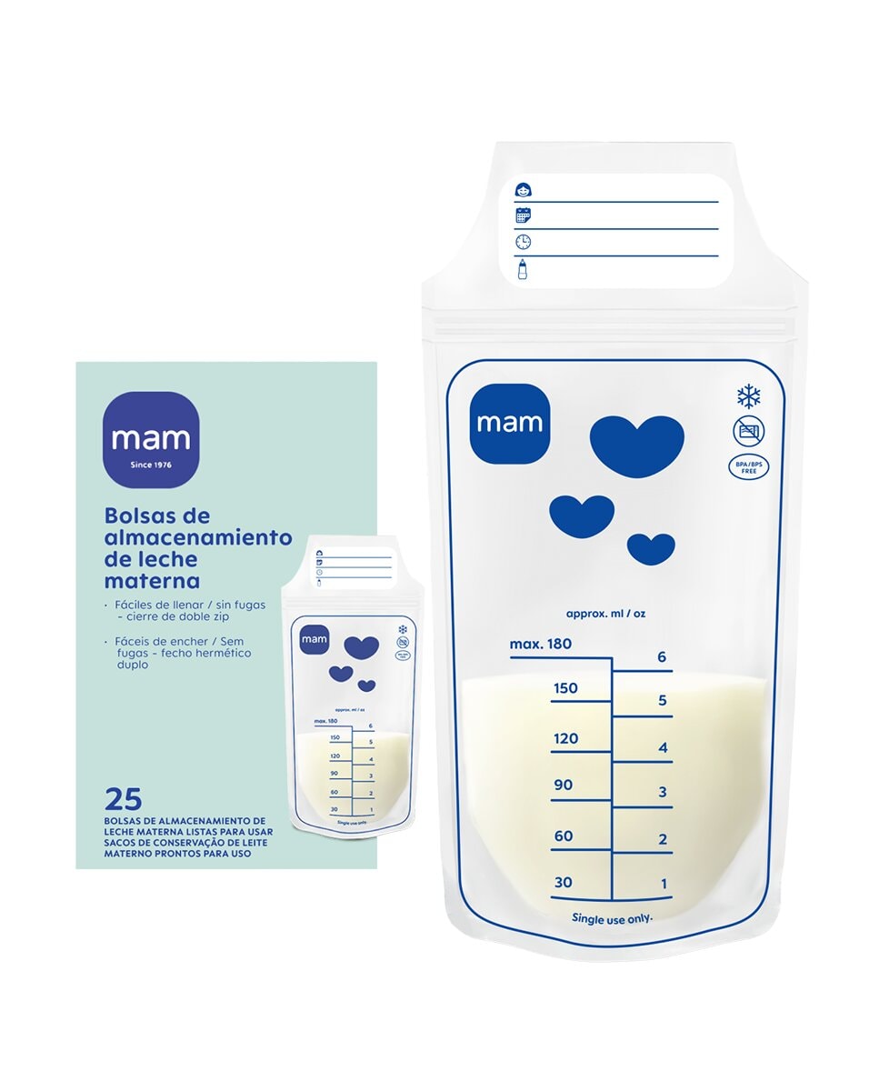 MAM - Bolsas almacenamiento Leche Materna 25 unidades MAM. - Image 1