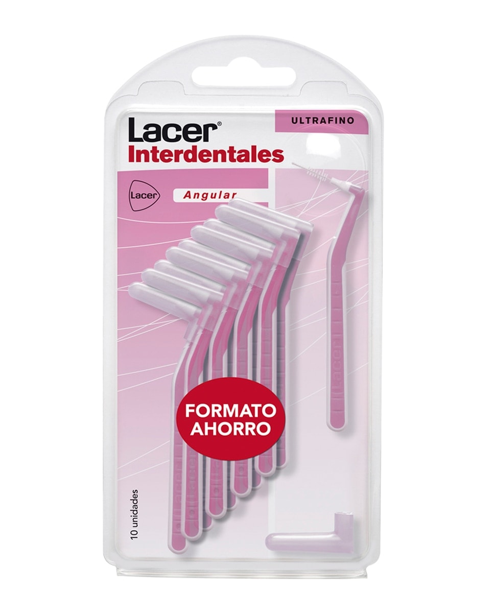 Lacer - 10 Cepillos Interdentales Ultrafino Angular Lacer. - Image 1