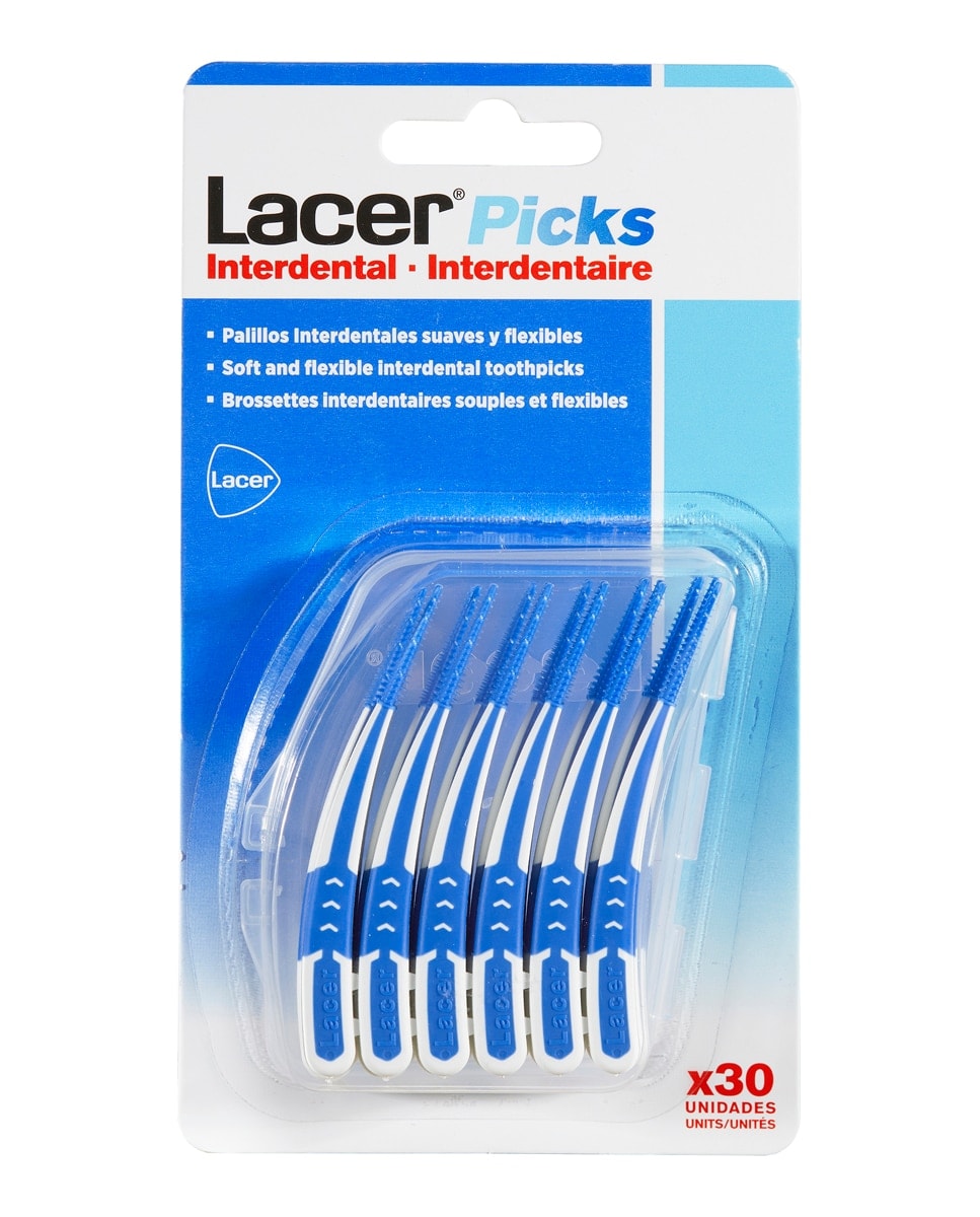 Lacer - Cepillos Interdentales Picks Interdental 30 Uds Lacer. - Image 1