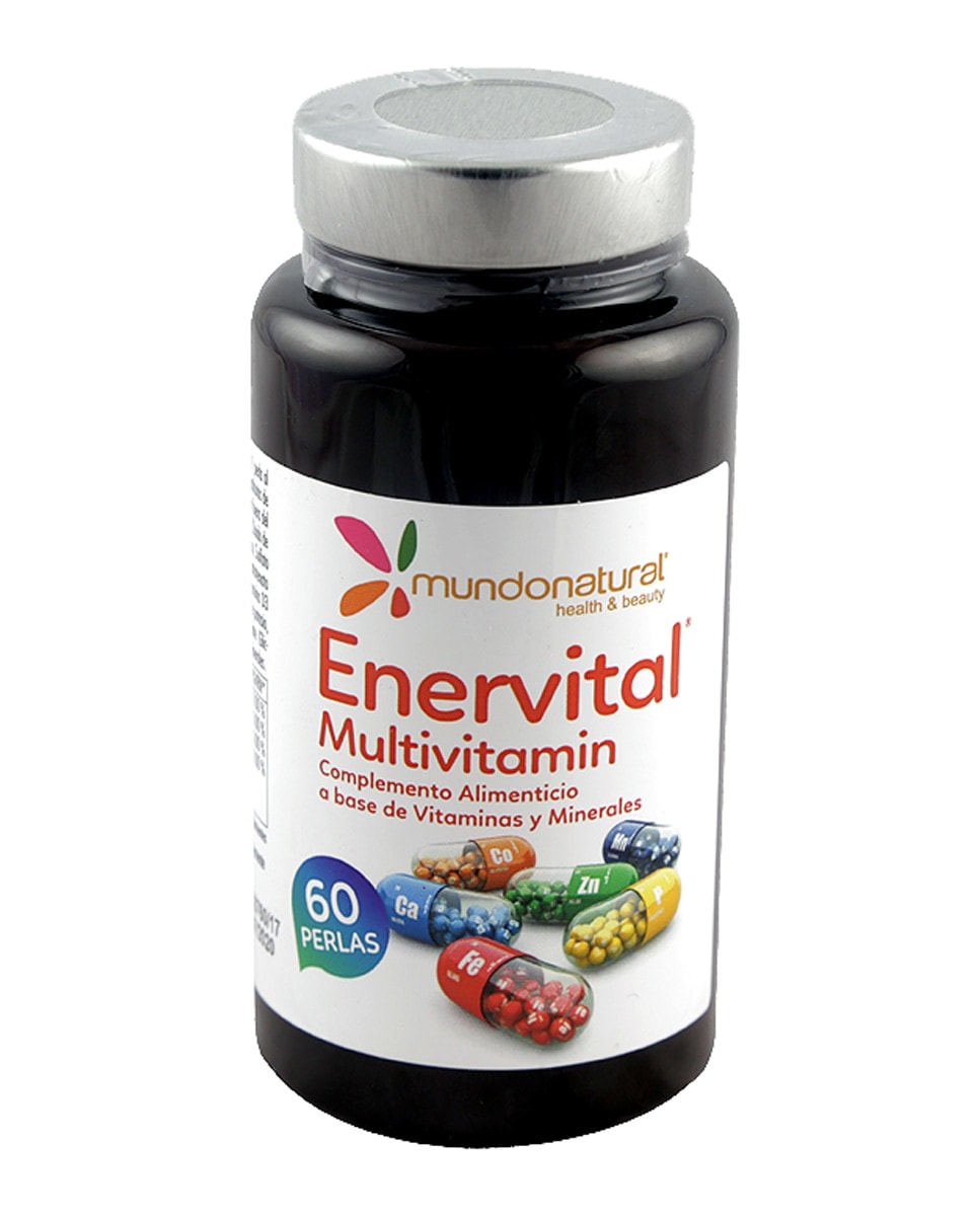 Mundo Natural - 60 perlas Enervital multivitaminas Mundo Natural. - Image 1