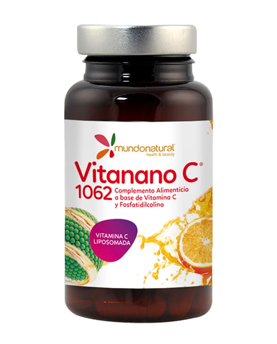 Mundo Natural - 30 Cápsulas Vitanano C 1062 Vitamina C liposomada Mundo Natural. - Image 1
