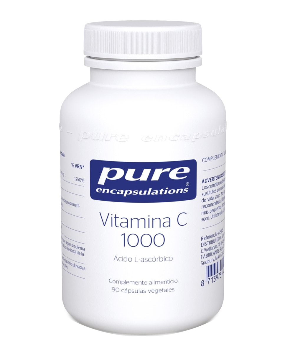 Pure Encapsulations - 90 Cápsulas Vitamina C 1000 Pure Encapsulations. - Image 1