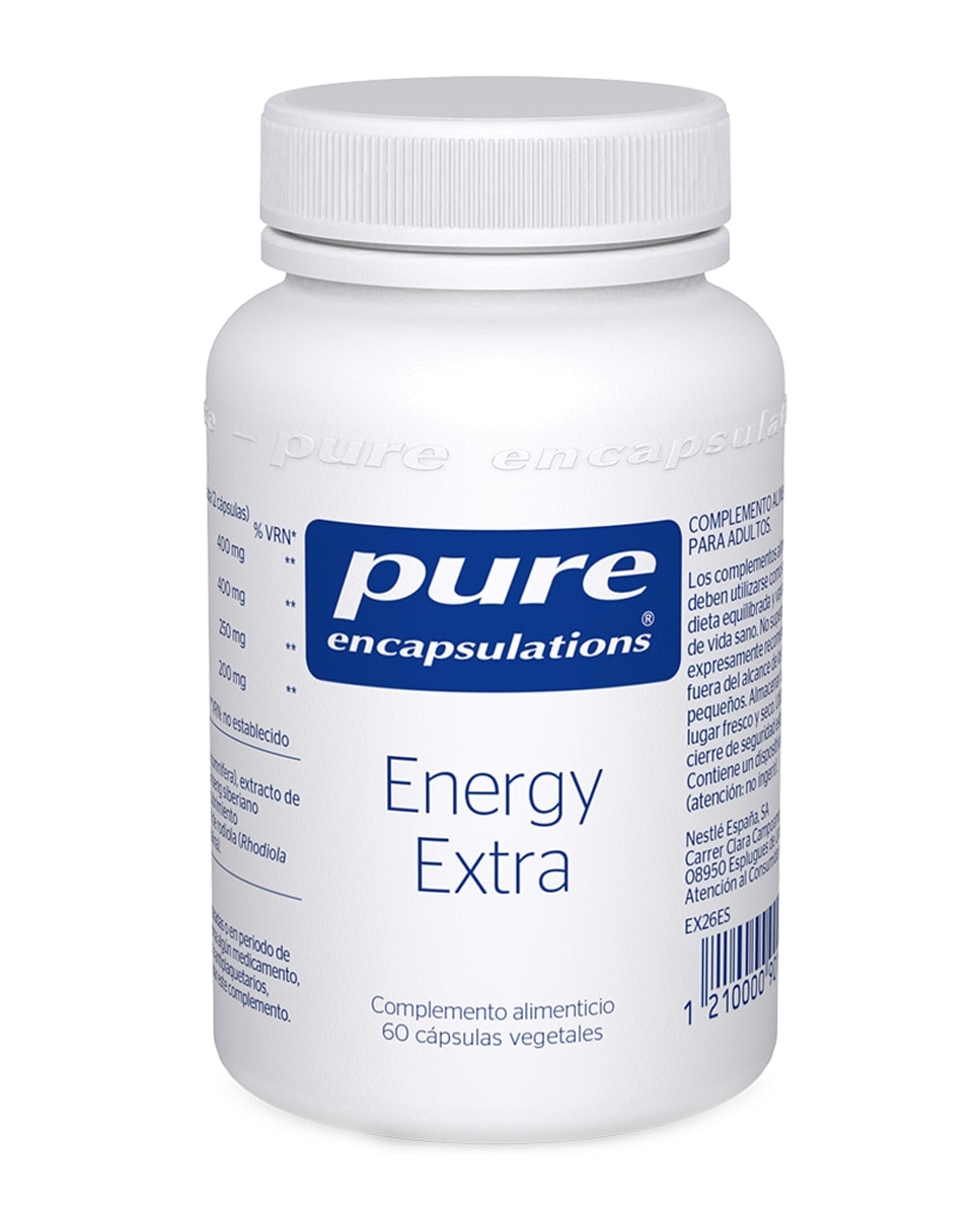 Pure Encapsulations - 60 Cápsulas Energy Extra Pure Encapsulations. - Image 1