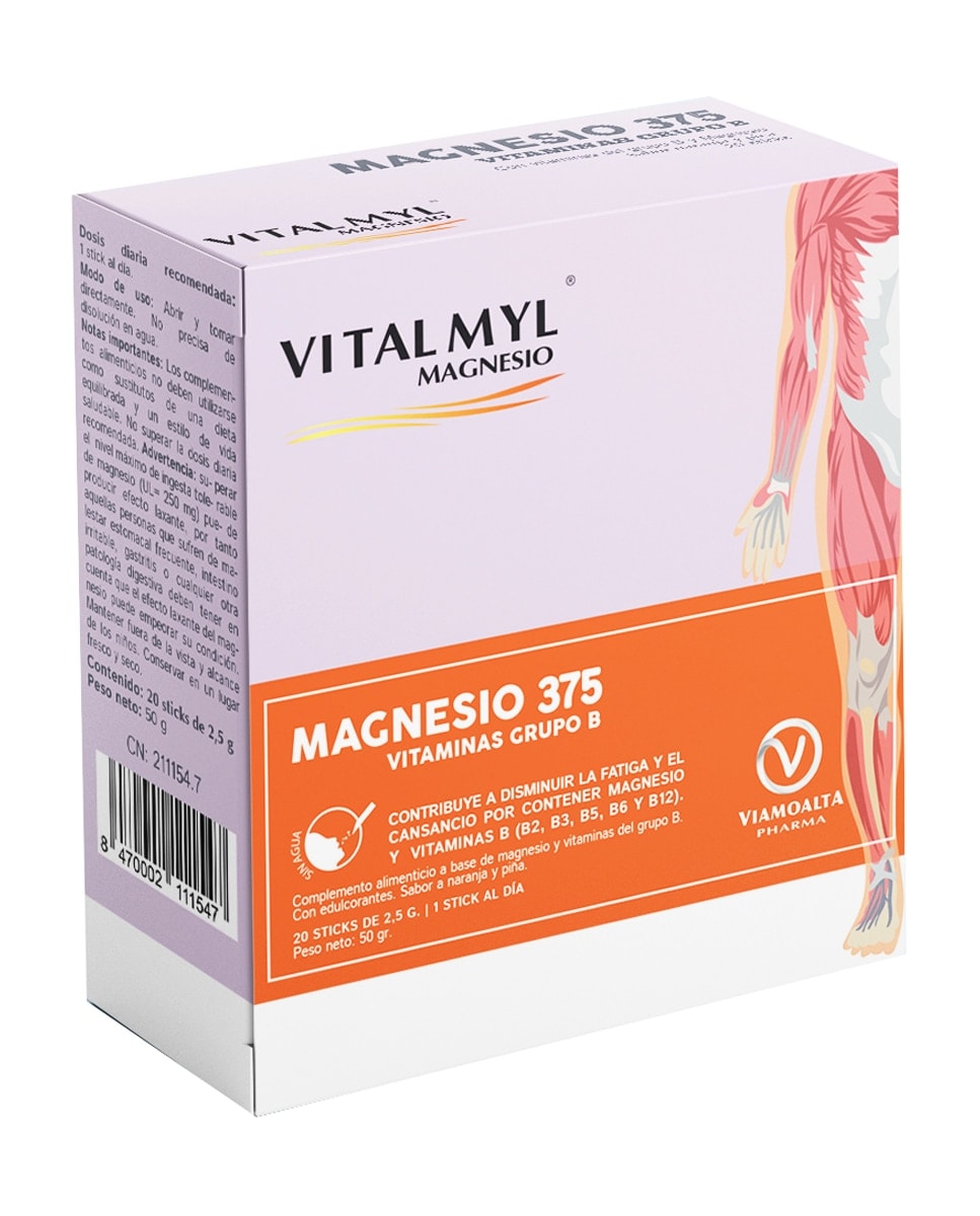 Vitalmyl - 20 Sticks Magnesio Vitalmyl. - Image 1
