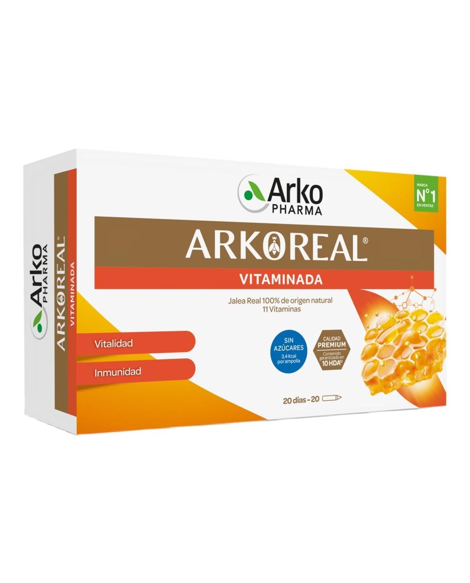 Arkopharma - Ampollas Jalea Real Arkoreal Light baja en azúcar Arkopharma. - Image 1