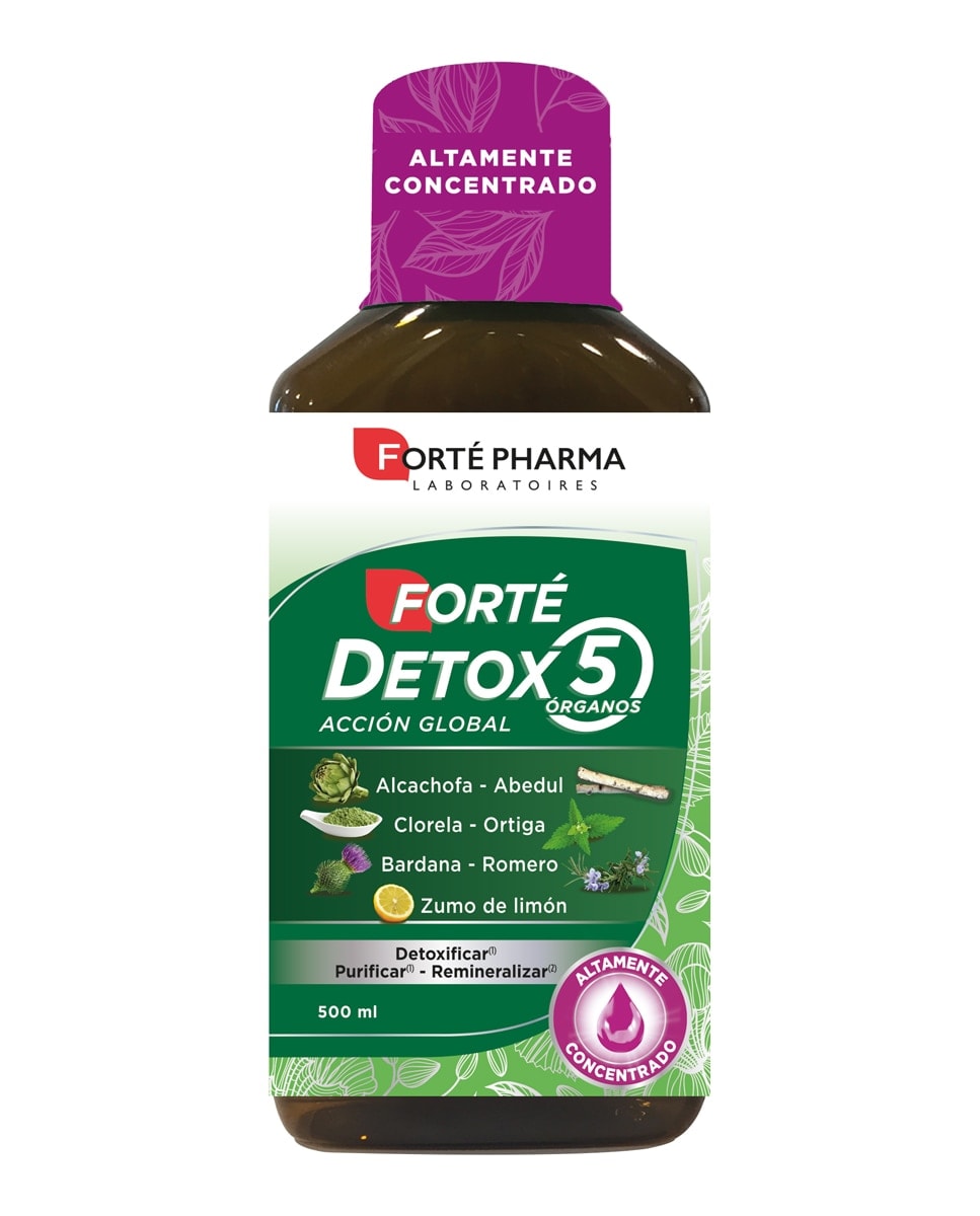 Forte Pharma - Complemento Alimenticio Forté Detox 5 Órganos 500 ml Forté Pharma. - Image 1