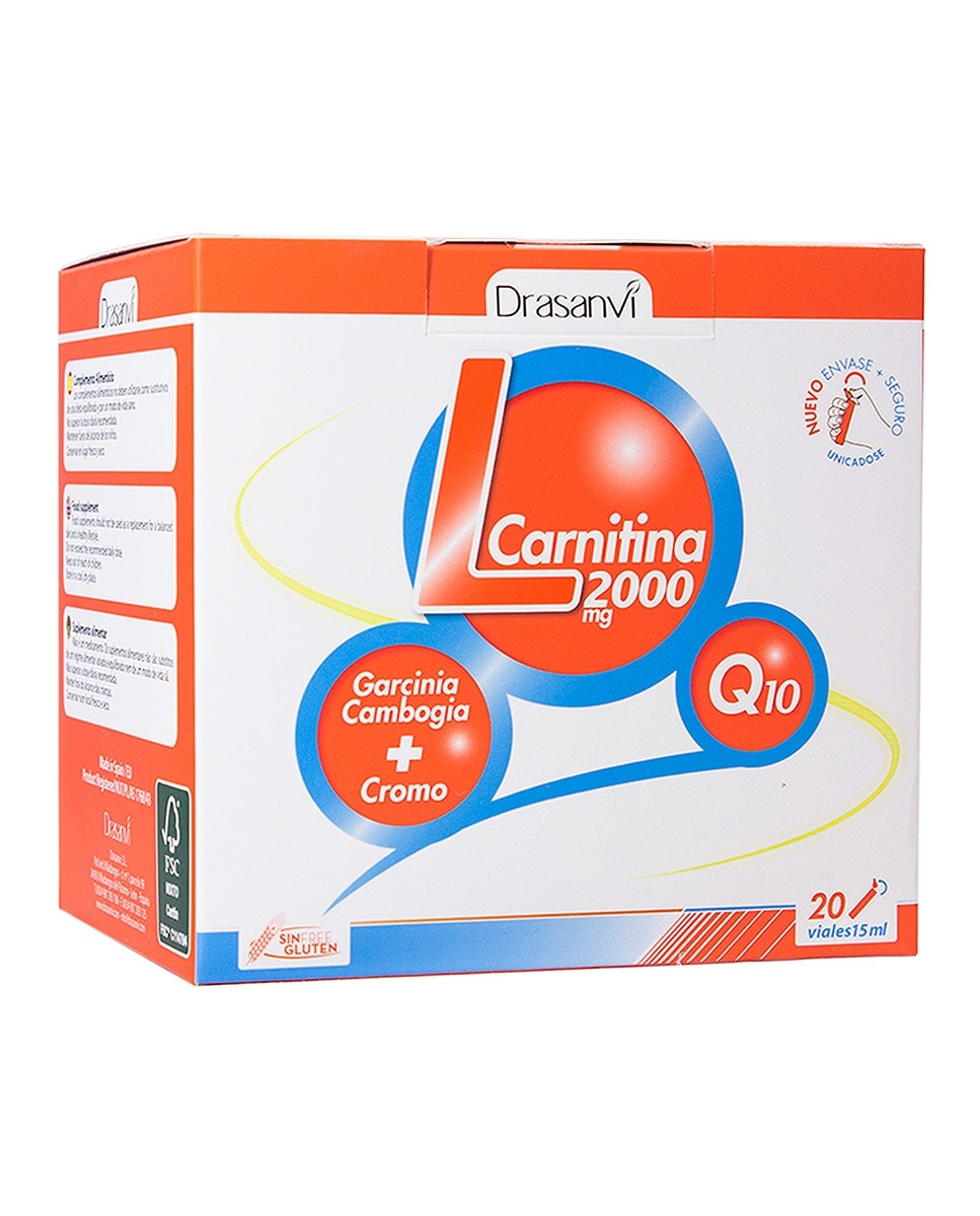 Drasanvi - Viales L-Carnitina 200 mg. para control de peso Drasanví. - Image 1