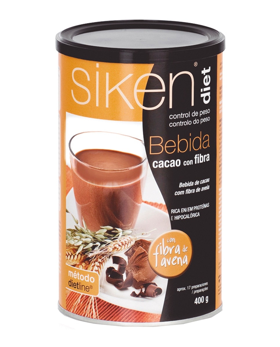 Siken® - Bebida cacao con fibra 400 g Siken® Diet. - Image 1