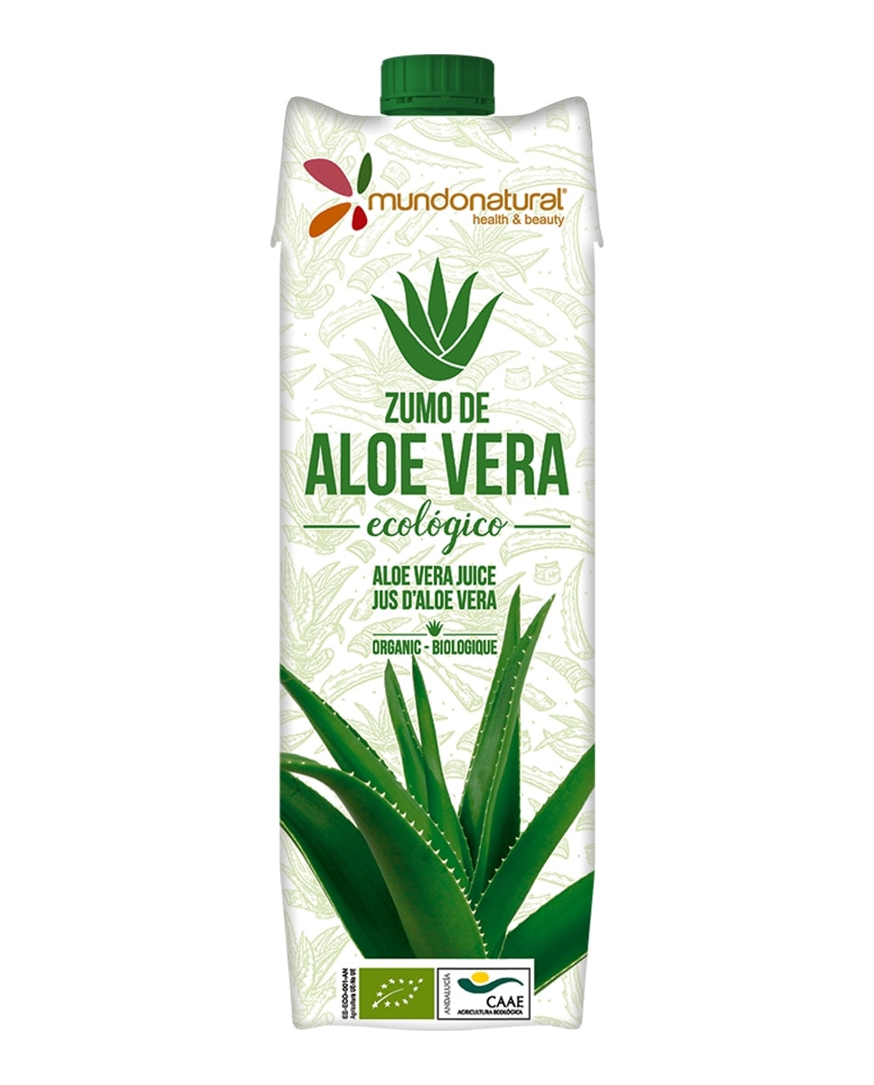 Mundo Natural - Zumo Aloe Vera Ecológico 1 L Mundo Natural. - Image 1