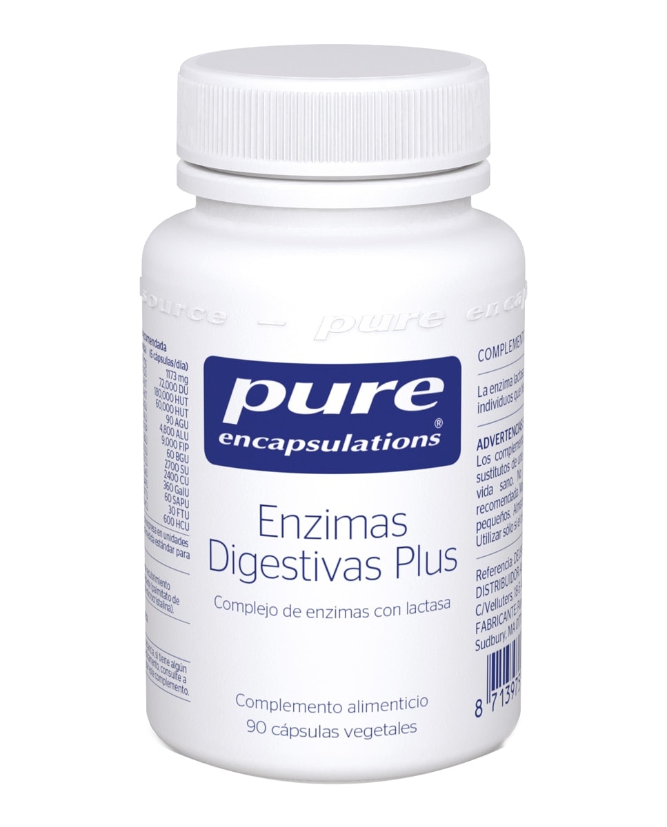 Pure Encapsulations - 90 Cápsulas Enzimas Digestivas Pure Encapsulations. - Image 1