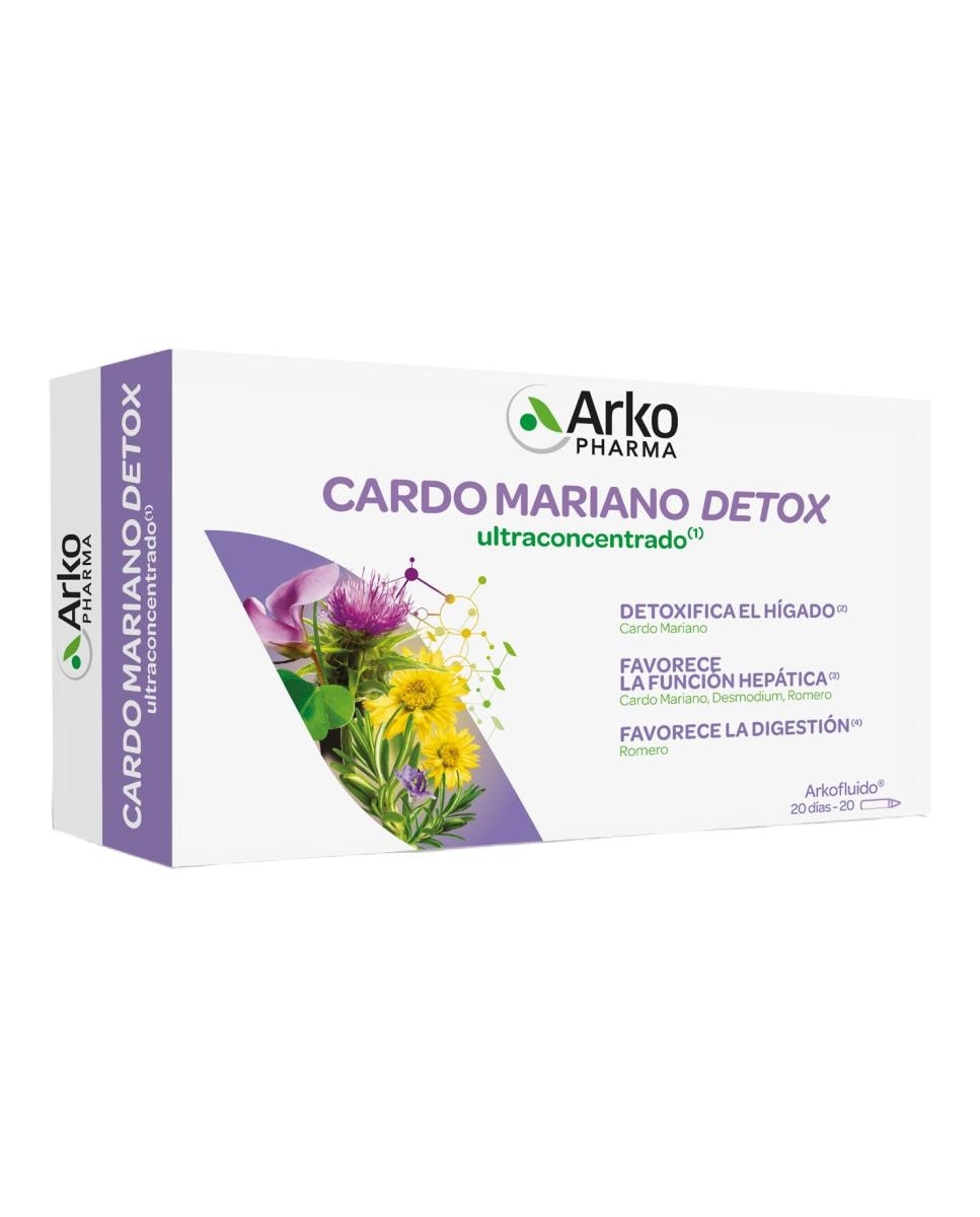 Arkopharma - Ampollas detoxificantes Cardo Mariano Arkopharma. - Image 1