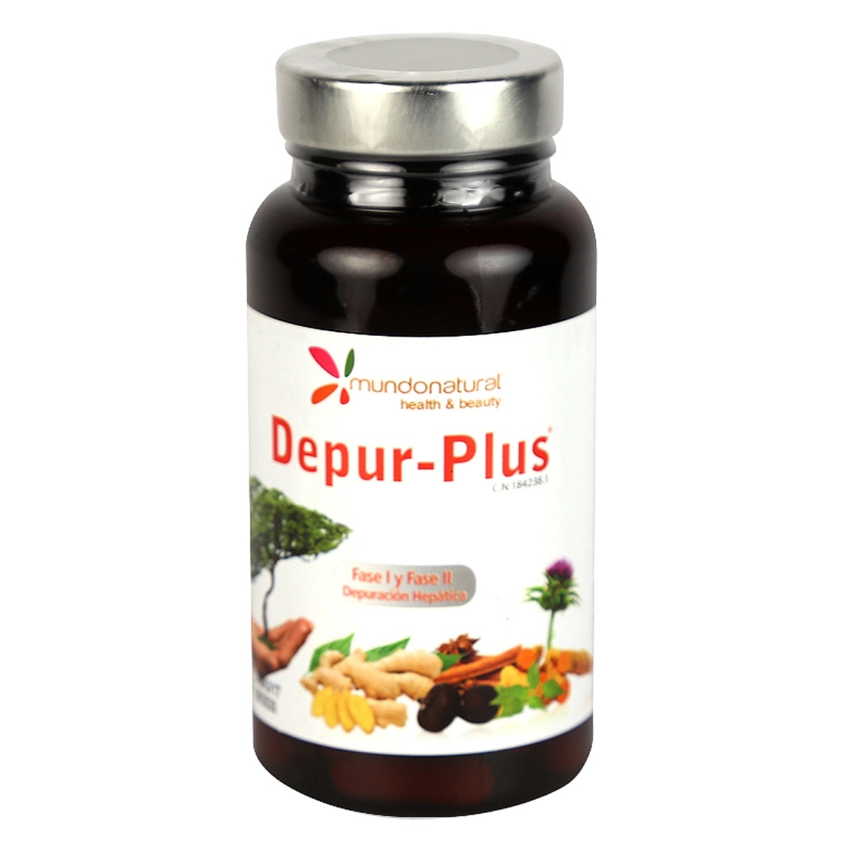 Mundo Natural - 60 cápsulas Depur-plus Mundo Natural. - Image 1