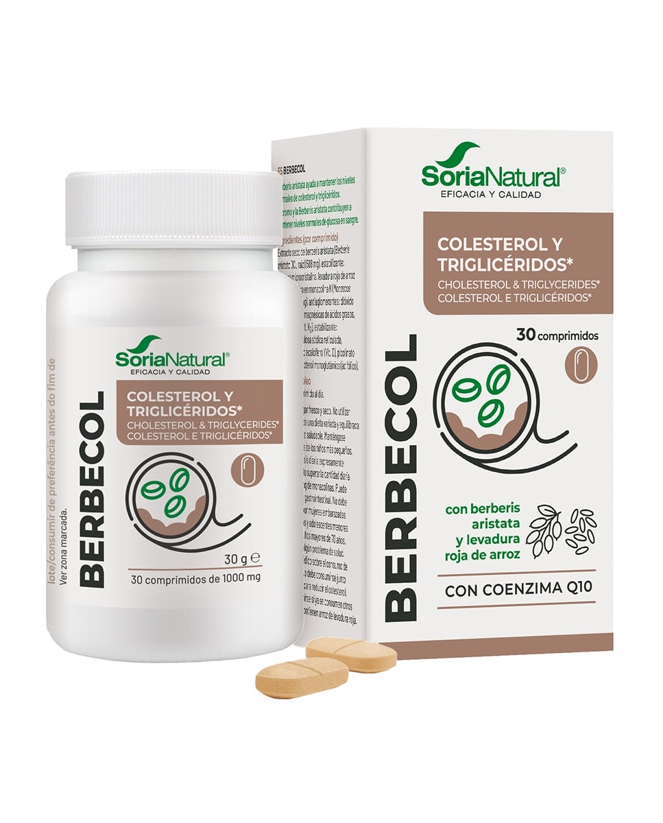Soria Natural - 30 comprimidos x 1000 mg Berbecol Soria Natural. - Image 1