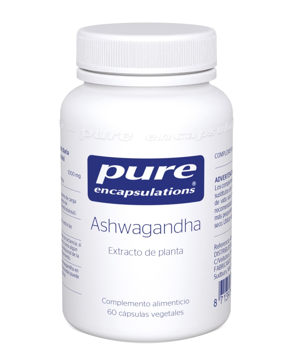 Pure Encapsulations - 60 Cápsulas Ashwagandha Pure Encapsulations. - Image 1