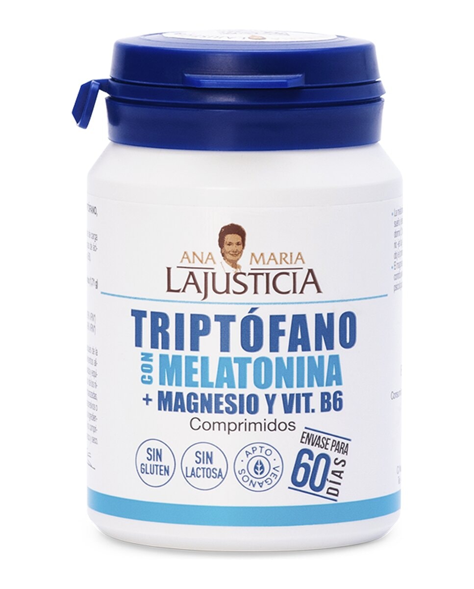 Ana María Lajusticia - 60 Comprimidos Triptófano Con Melatonina + Magnesio y Vitamina B6 Ana María LaJusticia. - Image 1