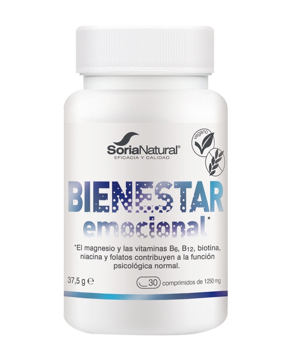 Soria Natural - Complemento Alimenticio Bienestar Emocional 30 Comprimidos Soria Natural. - Image 1