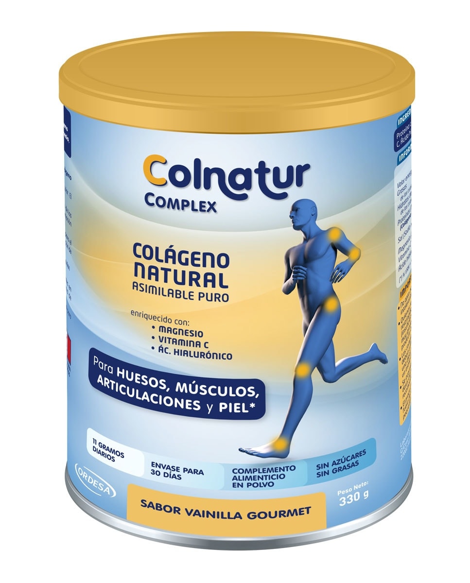 Colnatur - Colágeno Natural Sabor Vainilla Gourmet 330 g Colnatur Complex. - Image 1