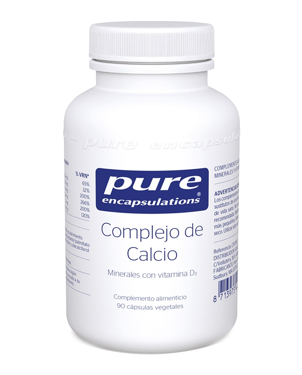 Pure Encapsulations - 90 Cápsulas Complemento Calcio Pure Encapsulations. - Image 1