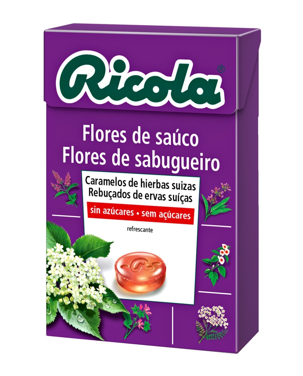Ricola - Caramelos Ricola Flor de Saúco 50 g Ricola. - Image 1